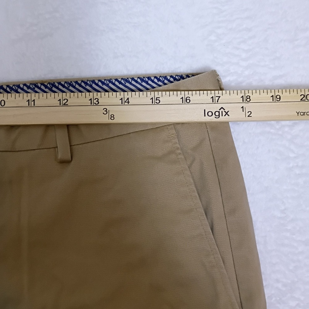 Joseph A Bank Men's Reserve Khaki Pants size 34 x 30 Tailored Fit Fits 34x29 - Picture 3 of 14